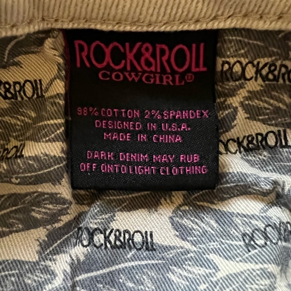 NWOT Rock & Roll denim high rise flares - Picture 6 of 6